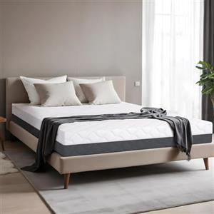 TANHK Materasso Singolo 100x200 cm, Altezza 20 cm | 100% Waterfoam | Made in Italy | Fodera Sfoderabile e Lavabile | Ortopedico ed Ergonomico | Alta Traspirabilità | Anallergico e Antiacaro