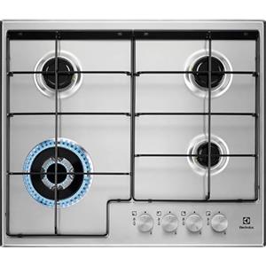 Electrolux EGS6434X Piano Cottura a Gas 60 cm 4 Fuochi Acciaio Inox Ghisa