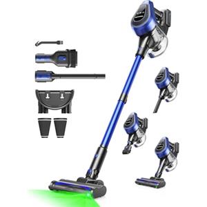 Ivormentico 50Min/50KPA Aspirapolvere Senza Fili, 550W Scopa Elettrica Senza Fili