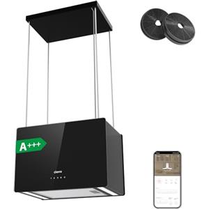 CIARRA CBCB4850 Classe A+++ Cappa a Isola 48 cm 700m³/h Smart WiFi Nero