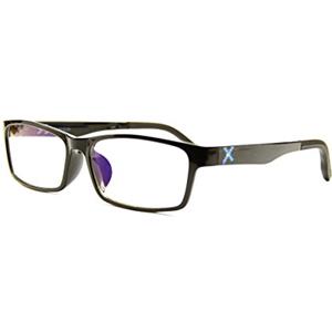 Pixel Kura Pixel Lens Class Occhiali per PC, TV, Tablet, Gaming. Contro STANCHEZZA Occhi, Massimo Comfort VISIVO, Montatura Leggera, CERTIFICATI Luce Blu - 41% E UV - 100% (+0.00, Nero)