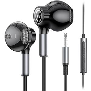 BENEWY ME910 Auricolari con Filo 3.5mm Cuffie con Microfono e Telecomando