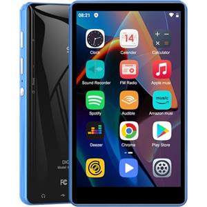 SWOFY Lettore MP3 SWOFY da 80GB con Bluetooth e WiFi, Lettore MP3 MP4 SWOFY con Touchscreen da 4,0 Pollici, Stereo Portatile, Lettore Musicale Digitale con Radio FM, Registratore, E-Book, Browser (Nero