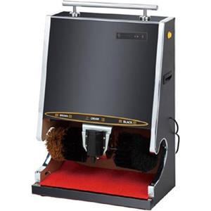 Generic Lucidatrice automatica per scarpe a induzione, lucidatrice per la rimozione della polvere in acciaio inox, per casa, ufficio, hall dell'hotel, uso bancario, kit di pulizia efficiente