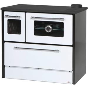 Your Self Srl Cucina A Legna Stufa 9 Kw Bianca Beatrice Glass L87xP51xH79 Ecodesign 4 Stelle