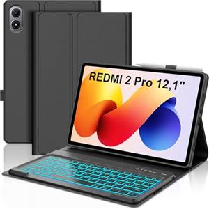Occtingkind Per Redmi Pad 2 Pro 12,1" Cover Tastiera con RGB Italiana