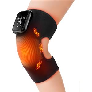 Huiteng XR Ginocchiera riscaldata senza fili, 3 modalità di calore e vibrazione