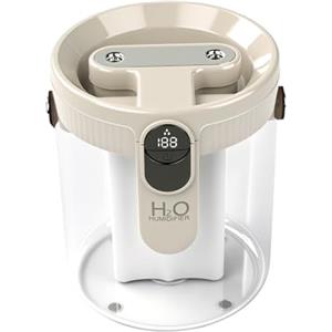 Nikou Umidificatore Ambiente 1.5L, Diffusore di Oli Essenziali Umidificatore Ultrasuoni Silenzioso, Top-Fill, Luce Notturna, per Camera da Letto, Ambiente, Cameretta, Piante