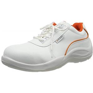 Base Protection Cobalto Scarpa Antinfortunistica, da Uomo e Donna, Bianco/Arancione, Taglie 43