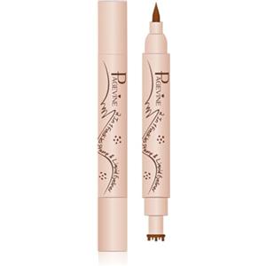 ZukqrymluvIQ Lentiggini, Freckles Maker&Eyeliner 2 In 1, Formula Waterproof A Lunga Tenuta, Applicazione Facile. Adatto A Tutti I Tipi Di Pelle, Per L'Uso Quotidiano E Le Occasioni Speciali (02 Brown)