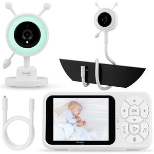 Lionelo Baby monitor Lionelo Babyline 3.4 con telecamera, LCD da 3,5