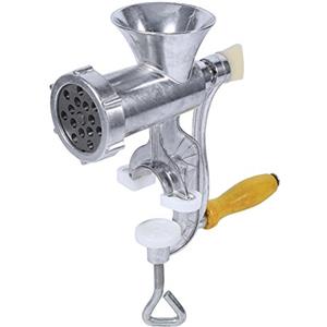 lyrlody Tritacarne Manuale in Lega di Alluminio Robot da Multifunzione per Carne Macinata Insaccati e Biscotti con Supporto Regolabile