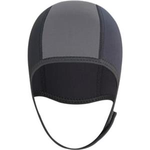 YWMJZEU Cappuccio da Sub Flessibile Cappuccio in Regolabile Cuffia per Immersioni, Surf, Grigio