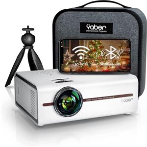 Generico Proiettore Portatile Yaber V5 Mini Home Cinema Wi-Fi 5G Bluetooth Full HD 1080P