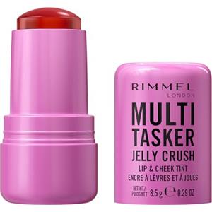 Rimmel London Rimmel Multi-Tasker Jelly Crush Blush e Lip Stain, Profumazione all'anguria, Formula leggera e idratante, 8.5 g, 100 Pink Dash