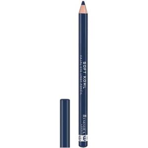 Rimmel London Eyeliner Soft Kohl Kajal - Matita Occhi Morbida a Lunga Tenuta - Denim Blue - 1.2 g