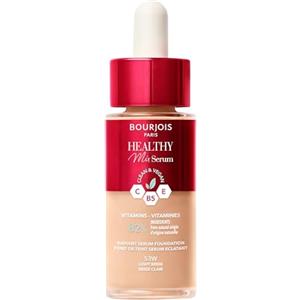 Bourjois Healthy Mix Serum Foundation,Fondotinta & Siero In Una Bottiglia,Luminosità & Idratazione Istantanee,Formula Vegana,Effetto Luminoso,Idratazione, Fino a 24 Ore,#53W Light Beige, 30 ml
