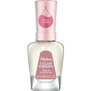Sally Hansen, Smalto Rinforzante Unghie Color Therapy, Formula Idratante e Nutriente all'Olio di Argan, Nail & Cuticle Elixir - Transparent