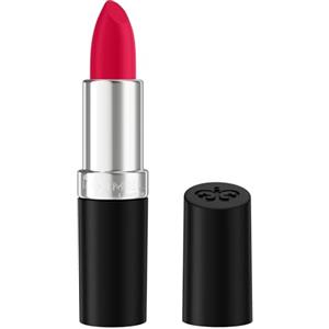 Rimmel London Rimmel Lasting Finish, 001 River-Ting Red, Rossetto Satinato, Lunga Durata, Finish Satinato, Ricco Colore, Idratante, Formula Vegana, 4g