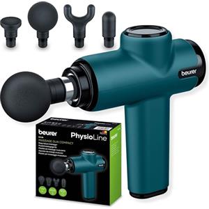 Beurer MG 99 Massage Gun Compact Pistola per Massaggio Muscolare con 4 Accessori per il Potente Massaggio dei Punti di Attivazione Muscolare