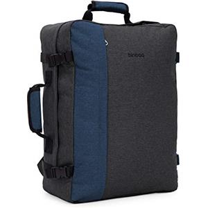 Hauptstadtkoffer Blnbag M3 Zaino da Cabina Unisex-Adulto, Zaino per Bagaglio a Mano Easyjet, Zaino da Viaggio con Scomparto per Laptop da 17 pollici, 35lt, Nero(Antracito)