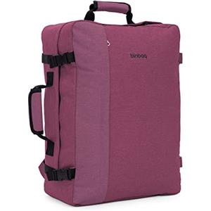 Blnbag Hauptstadtkoffer M3 Zaino da Cabina Unisex-Adulto, Zaino per Bagaglio a Mano Easyjet, Zaino da Viaggio con Scomparto per Laptop da 17 pollici, 35lt, Rosso(Burgundy)