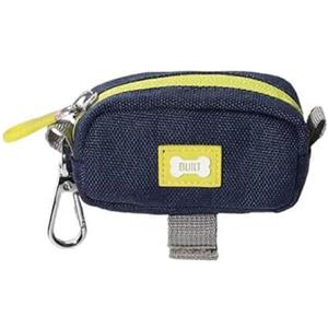 BUILT NightSafe - Porta sacchetti per escrementi in PET e dispenser per dolcetti, clip per guinzaglio per passeggiate con il cane, doppio sacchetto per il trasporto a mani libere, con 2 scomparti per
