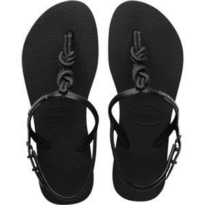 Havaianas Twist Plus, Sandali Donna, Nero, 33/34 EU