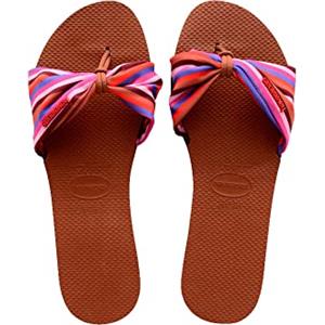 Havaianas You Saint Tropez Print, Sandali Donna, Rust, 33/34 EU