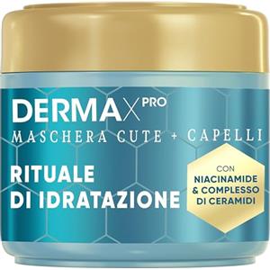 Head & Shoulders DermaXPro Rituale Idratante Maschera Per Cuoio Capelluto E Capelli 300ml Con Massaggiatore Per Cuoio Capelluto Per Capelli Secchi. Idrata Cuoio Capelluto E Capelli