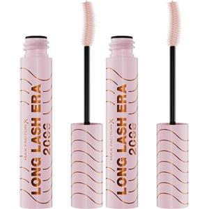 Max Factor 2000 Calorie Long Lash Era, Nero, Mascara Allungante con tecnologia Tubing, Lunga Tenuta, A Prova Di Sbavature, 7,8ml (Confezione da 2)