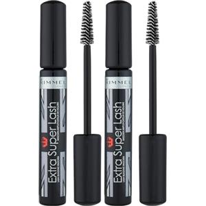 Rimmel London Extra Super Lash Mascara - 101 Black (Confezione da 2)