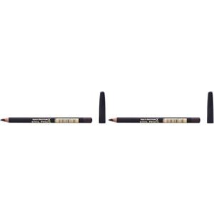 Max Factor, Matita Occhi Kohl Eyeliner Pencil, Kajal con Texture Ultra Morbida, 030 Brown, 1.2 g (Confezione da 2)