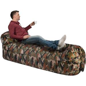 Generico Divano Ad Aria,Impermeabile, Pieghevole, Portatile | Chaise longue da spiaggia ad aria | Per adulti, bambini, famiglia, spiaggia, festival, piscina, interno, picnic, cortile, patio e vacanza