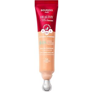 Bourjois Healthy Mix 2-in-1 Correttore in siero, Leviga rughe e segni d'espressione, Rinfresca contorno occhi, Caffeina, Vitamine C, E e B5, Vegano, Applicatore rinfrescante, Sun Bronze, 11 ml