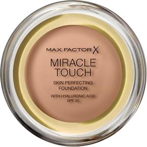 Max Factor Miracle Touch, Fondotinta Coprente con Acido Ialuronico, 080 Bronze, 12 ml