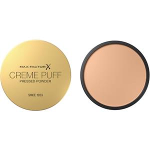 Max Factor Creme Puff Cipria Compatta, Finish Opaco e Texture Leggera, Adatta a Tutti i Tipi di Pelle, 050 Natural, 14 g