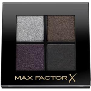 Max Factor Colour X-Pert Soft Touch Palette, 4 Ombretti dal Colore Intenso, Altamente Sfumabili, 005 Misty Onyx