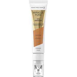 MAX FACTOR Miracle Pure Eye Enhancer, Correttore Occhiaie, Applicatore Massaggiante, Formula Vegana Leggera e Modulabile con Caffeina e Vitamina C, 05, Bisque, 10 ml