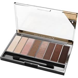 Max Factor Masterpiece Nude Palette, 8 Ombretti dal Colore Intenso, Formula Cremosa Sfumabile, 3 Finish, Tonalità Cappuccino Nudes