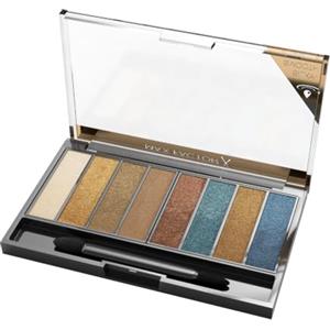 Max Factor Masterpiece Nude Palette, 8 Ombretti dal Colore Intenso, Formula Cremosa Sfumabile, 3 Finish, Tonalità Peacock Nudes