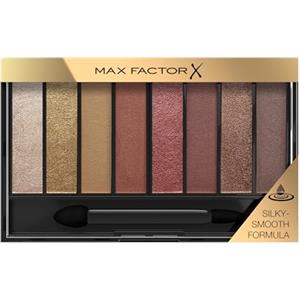 Max Factor, Masterpiece Nude Palette, 8 Ombretti dal Colore Intenso, Formula Cremosa Sfumabile, Applicatore a Doppia Punta - 05 Cherry Nudes, 6.5 g