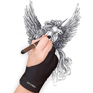 XP-Pen - Guanto per tavoletta grafica professionale nero Talla L