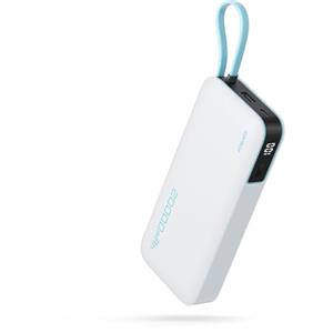 CUKTECH Power Bank 20000mAh,PD 45W Powerbank Caricabatterie Portatile con Cavo USB-C Incorporato,1 USB-C,1 USB-A,per iPhone, Galaxy, Xiaomi, MacBook e Altri