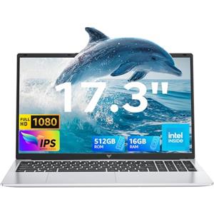 Tivique 17.3" FHD PC Portatile Processor N95 Fino a 3.4GHz Domestico Studia