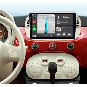 ACAVICA 9 pollici Autoradio Android 15 per Fiat 500 2007-2015 4+64GB