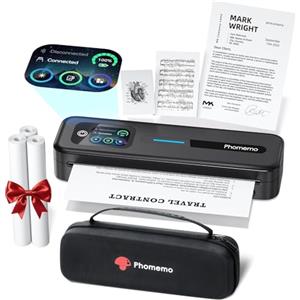 Phomemo M832D Stampante Termica Portatile A4 con Schermo Tattile Senza