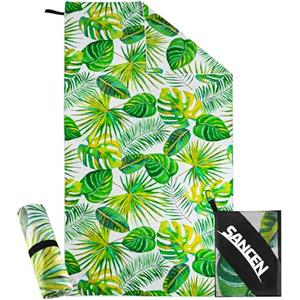 Sancen Telo Mare xxl 90×180 cm, Asciugamano Grande In Microfibra Ad Asciugatura Rapida, Telo Bagno Senza Sabbia, Coperta Da Spiaggia Donna