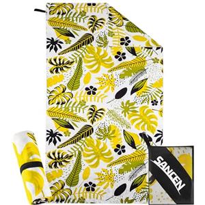 Sancen Telo Mare xxl 90×180 cm, Asciugamano Grande In Microfibra Ad Asciugatura Rapida, Telo Bagno Senza Sabbia, Coperta Da Spiaggia Donna