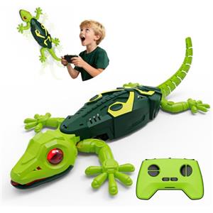 Yidoroye Macchina Arrampicata Geco Telecomandata, Giocattolo Lucertola Robotica Realistica, Adatto a Bambini dai 3 agli 8 Anni, Può Arrampicarsi sui Muri, Design Camaleonte, Regalo di Natale(Type-2)